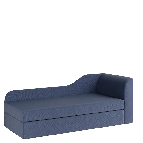 MICHELLE válenda celočalouněná, provedení pravé, látka B 20 tmavě modrá